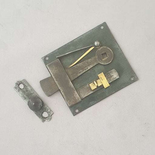 LH Victorian Skeleton Latch & Slide Bolt