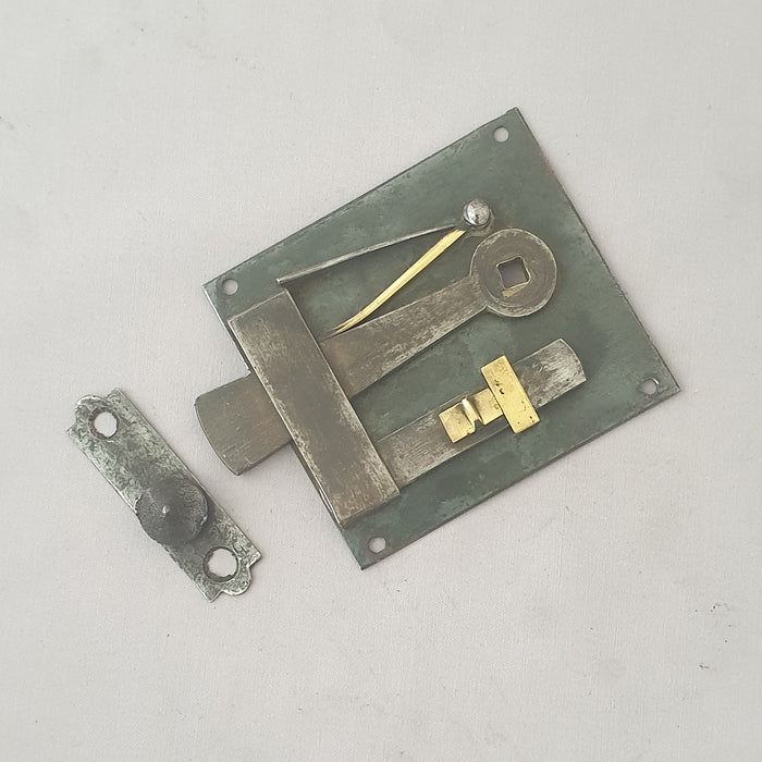 LH Victorian Skeleton Latch & Slide Bolt