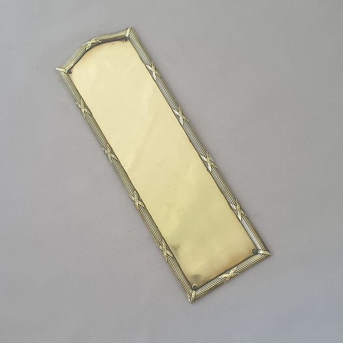 Large Edwardian Finger Plate