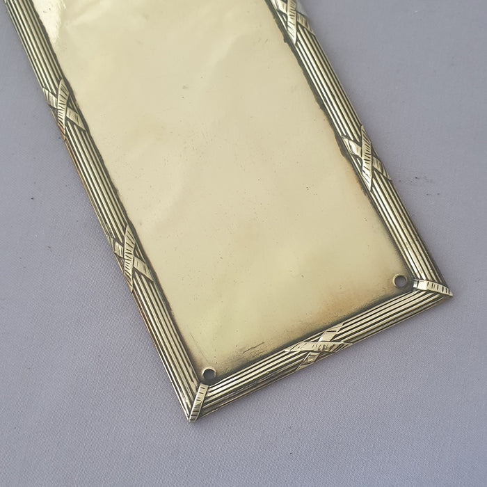 Antique Large Edwardian Finger Plate