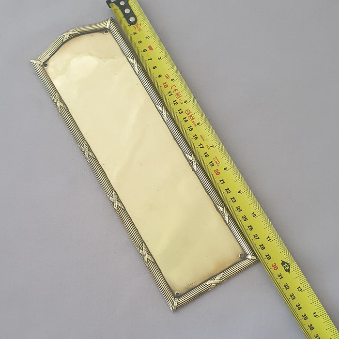 Large Edwardian Antique Finger Plate