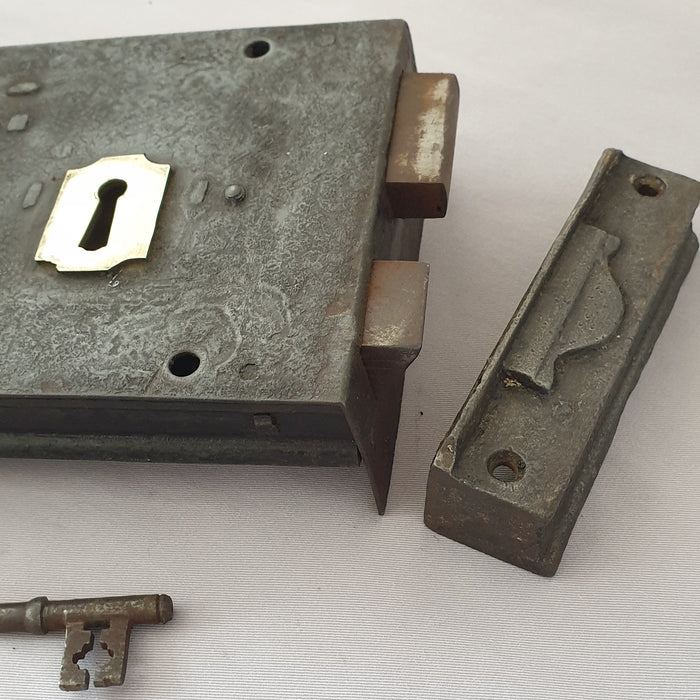 Antique RH 8'' Victorian Rim Lock