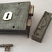 Antique RH 8'' Victorian Rim Lock