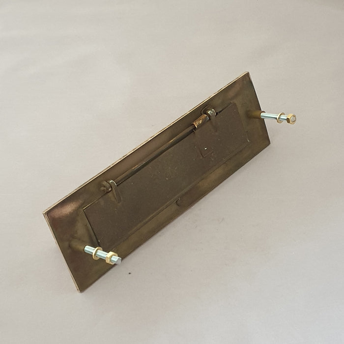 11'' Mid 1900s Brass Letterbox