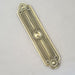 Early 1900s Cast Brass Finger Plate