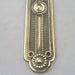 Antique Early 1900s Cast Brass Finger Plate