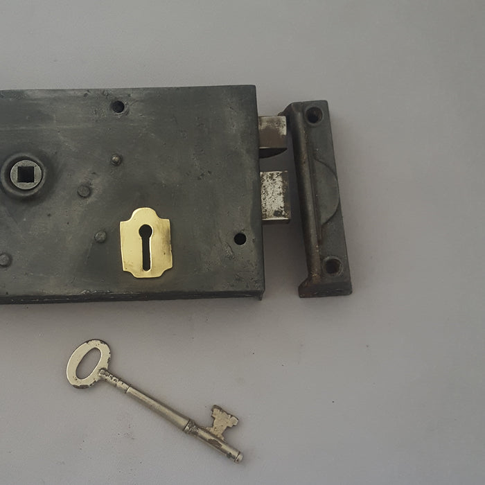 Antique Late Victorian RH Rim Lock