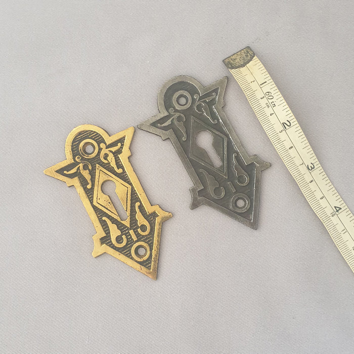 Matched Pair Arts & Crafts Escutcheons
