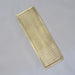Antique Mid Size Cast Brass Reeded Finger Plates