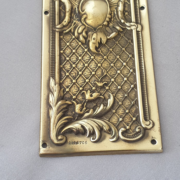 Antique Rococo Mid Size Finger Plates