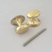 Oval Antique Edwardian Door Knobs