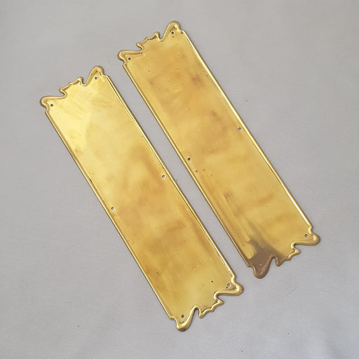 Pair Art Nouveau Finger Plates