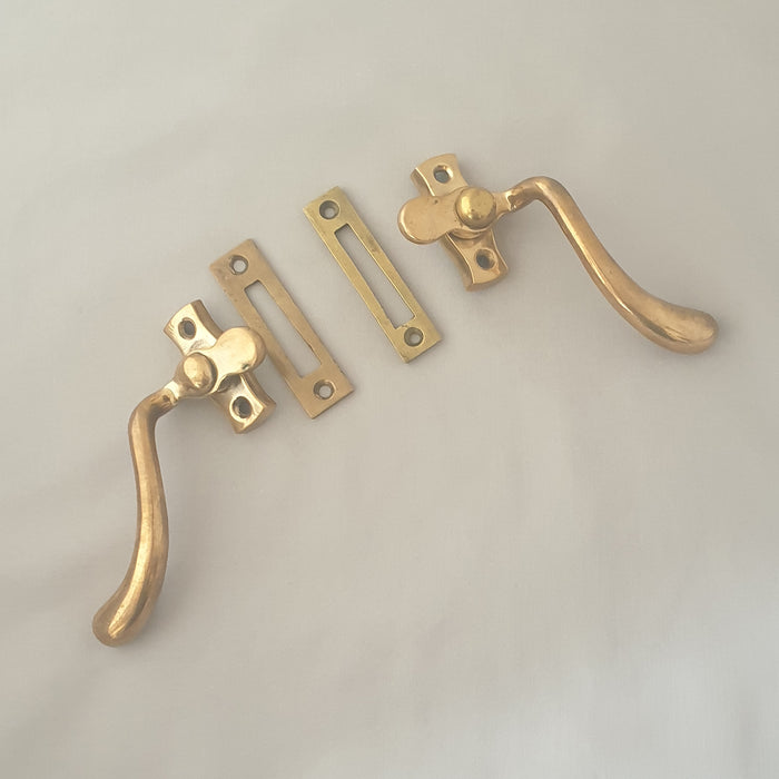 Pair 1920s Casement Window Handles