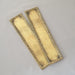 Pair Cast Brass Edwardian Finger Plates
