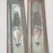Antique Pair Classical Steel Finger Plates