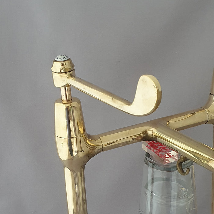 Pair 1920s Dent & Hellyer Long Reach Mixer Taps
