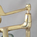 Pair 1920s Dent & Hellyer Long Reach Elbow Mixer Taps