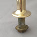 Pair 1920s Dent & Hellyer Long Reach Elbow Brass Mixer Taps