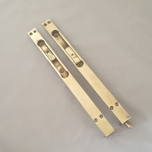 Pair Early 1900s Recessed Bolts