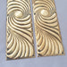 Antique Pair Swirly Edwardian Finger Plates