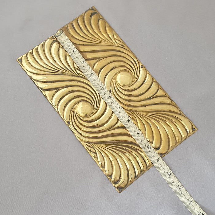 Pair Swirly Antique Edwardian Finger Plates