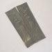 Pair Steel Art Nouveau Finger Plates