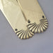 Antique Pair Sunburst Edwardian Finger Plates