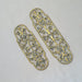 Pair 1920s Pierced Finger Plates