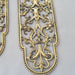 Antique Pair 1920s Pierced Finger Plates