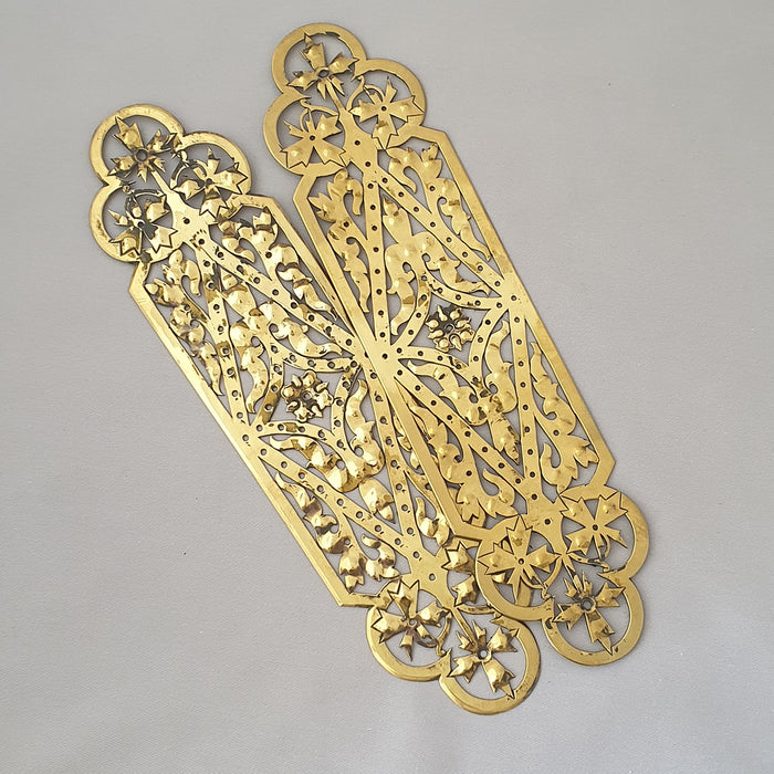 Victorian Pair Pierced Finger Plates