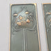 Pair 1900s Antique Art Nouveau Finger Plates