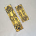 Pair Victorian Rococo Finger Plates