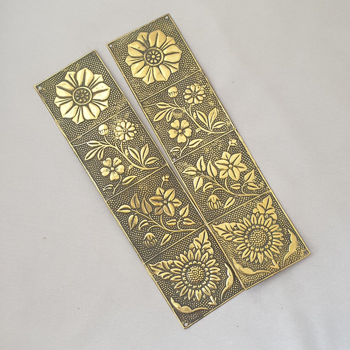 Pair Arts & Crafts Finger Plates