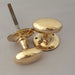 Brass Antique Patented 20/30s Oval Door Knobs