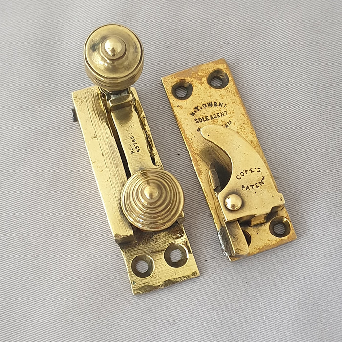 Patented Victorian Beehive Sash Fastener