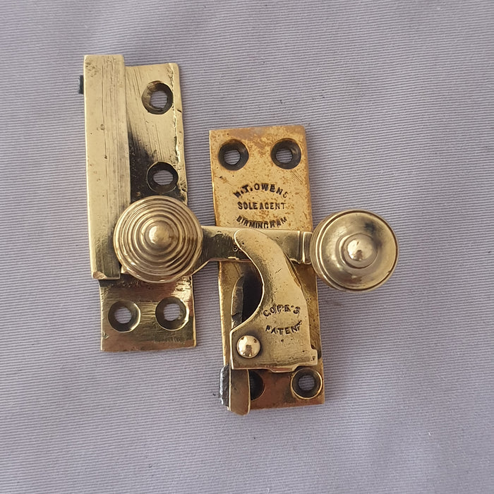 Antique Patented Victorian Beehive Sash Fastener