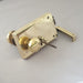 Antique RH Brass Georgian rim lock & Knobs