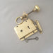 RH Edwardian Rim Lock & Handles