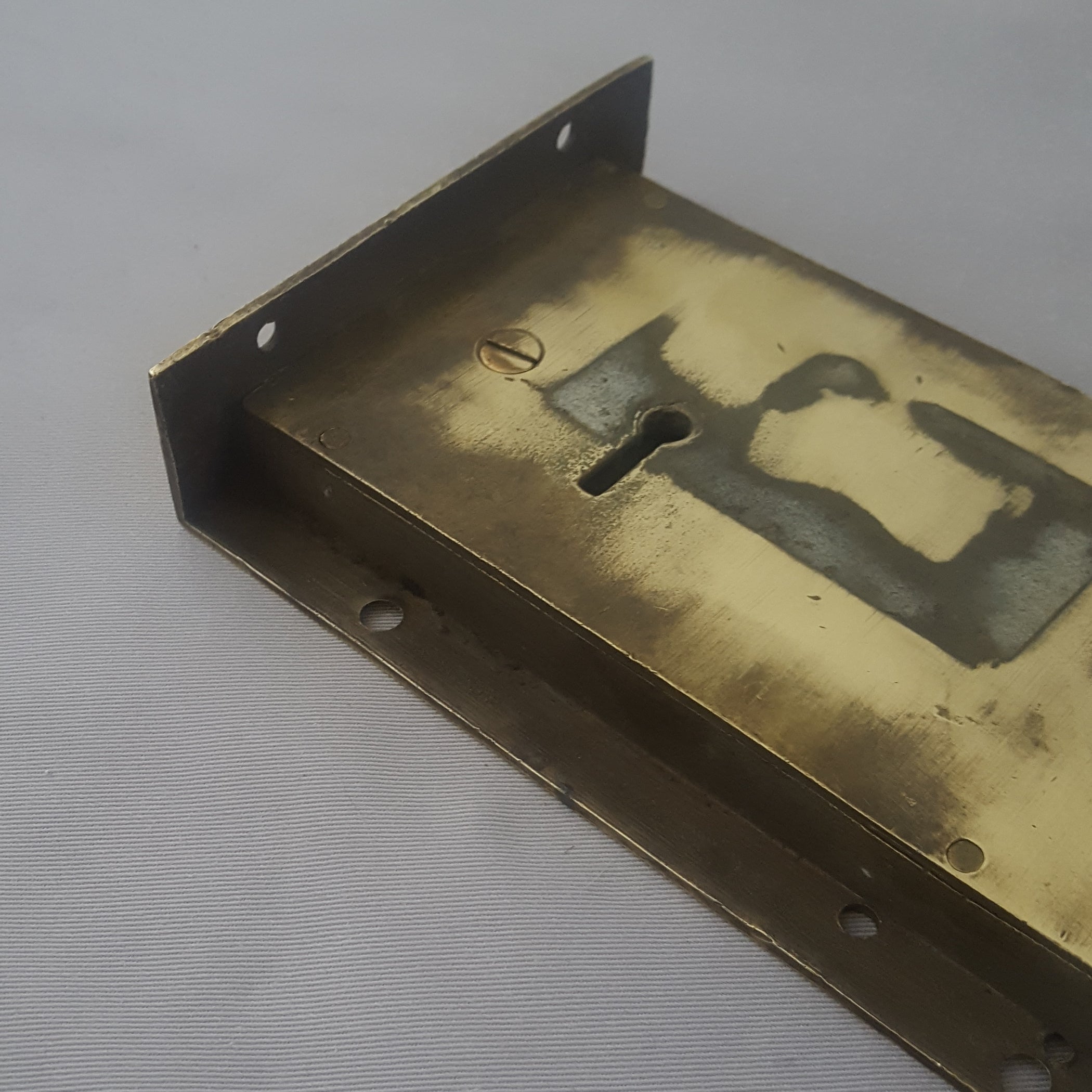 Victorian Gibbons Recessed Antique Rim Lock | Architectural Decor