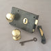 Victorian RH Rim Lock & Knobs
