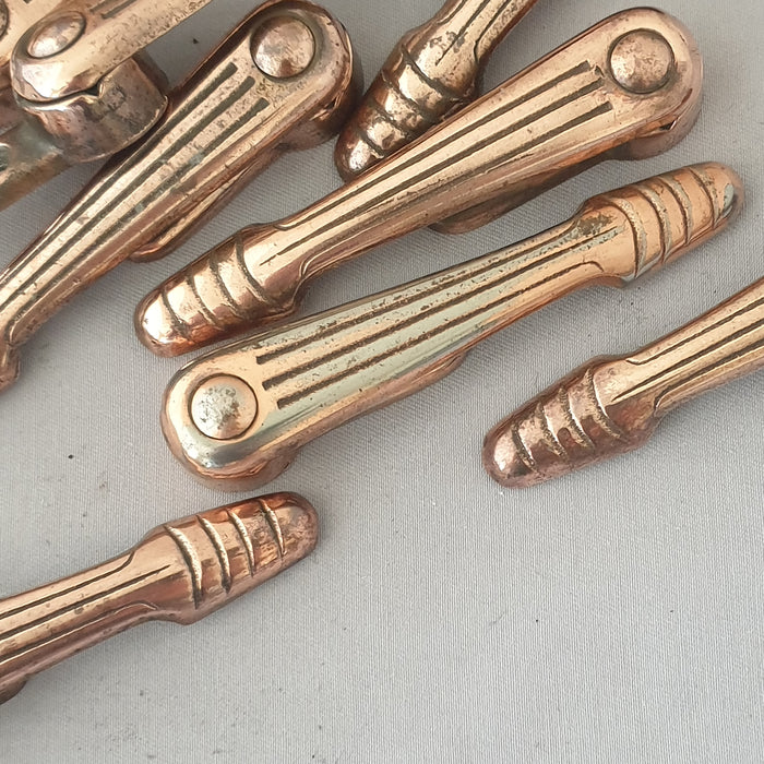 Set of 24 1920s Copper Stair Clips
