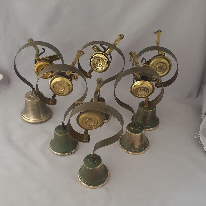 Set 6 Victorian Antique Servants Bells