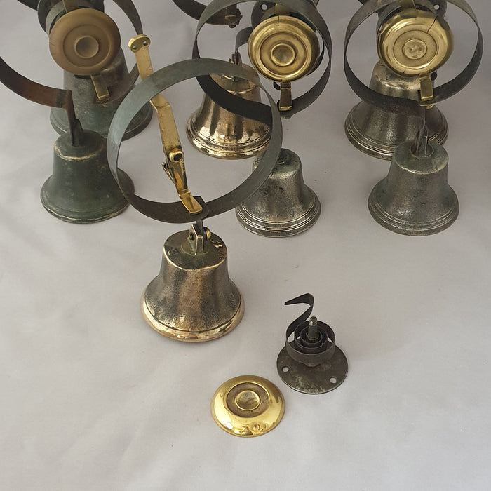 Set 7 Antique Victorian Servants Bells