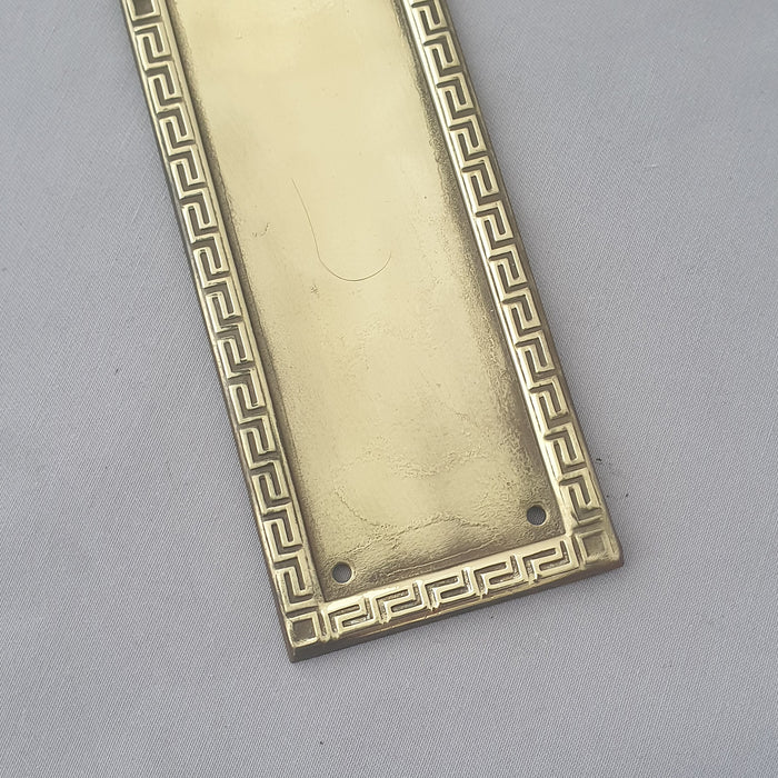 Small Antique Greek Key Finger Plate