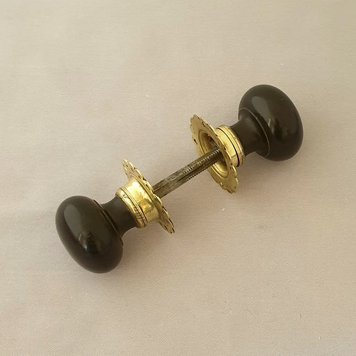 Victorian Ebony Bun Door Handles