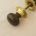 Antique Victorian Ebony Bun Door Handles