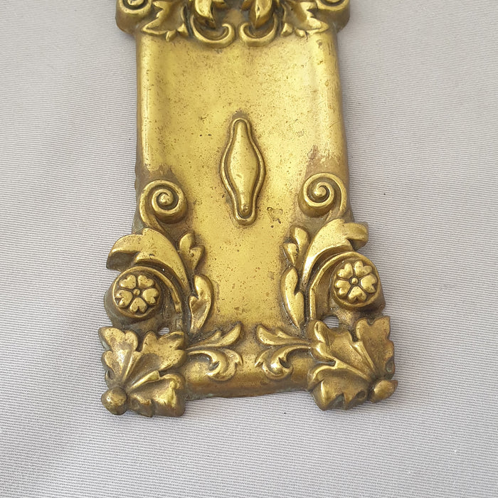 Antique Victorian Baroque Finger Plate