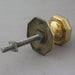 Solid Brass Small Vintage Octagonal Door Pull