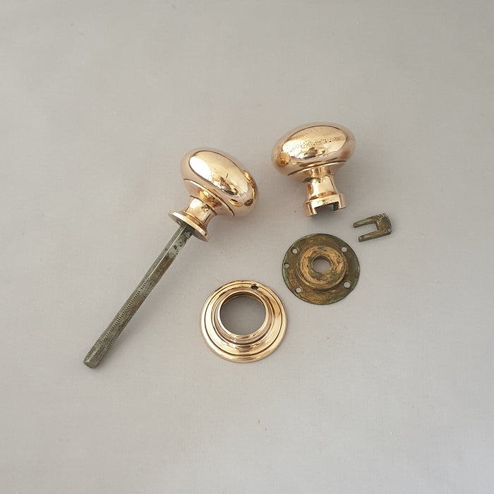 WT&S Antique Edwardian Rim Lock Handles