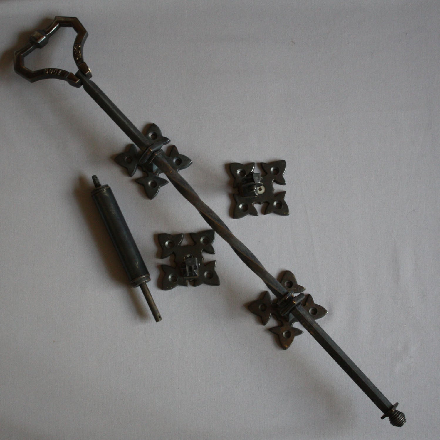 Black Lichfield Front Door Bell Pull Architectural Decor